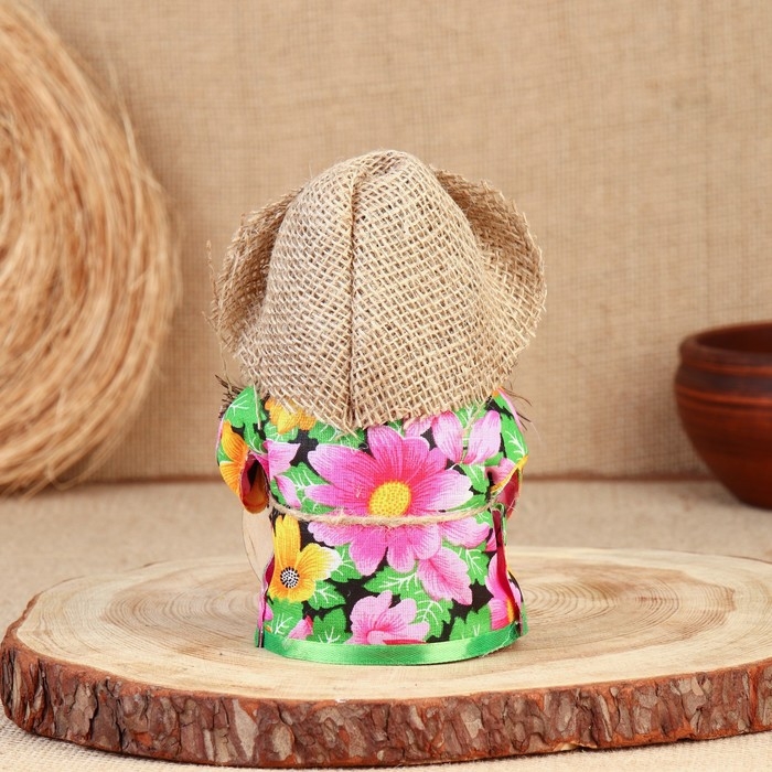 Оберег "Домовой с подковой", 15-16 см