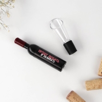 Штопор и аэратор для бутылки вина &laquo;Прошу любить и наливать&raquo;