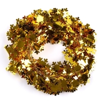 Новый год! Проволока для поделок и декора &laquo;Снежинка&raquo; длина &mdash; 5 метров, цвет золотой