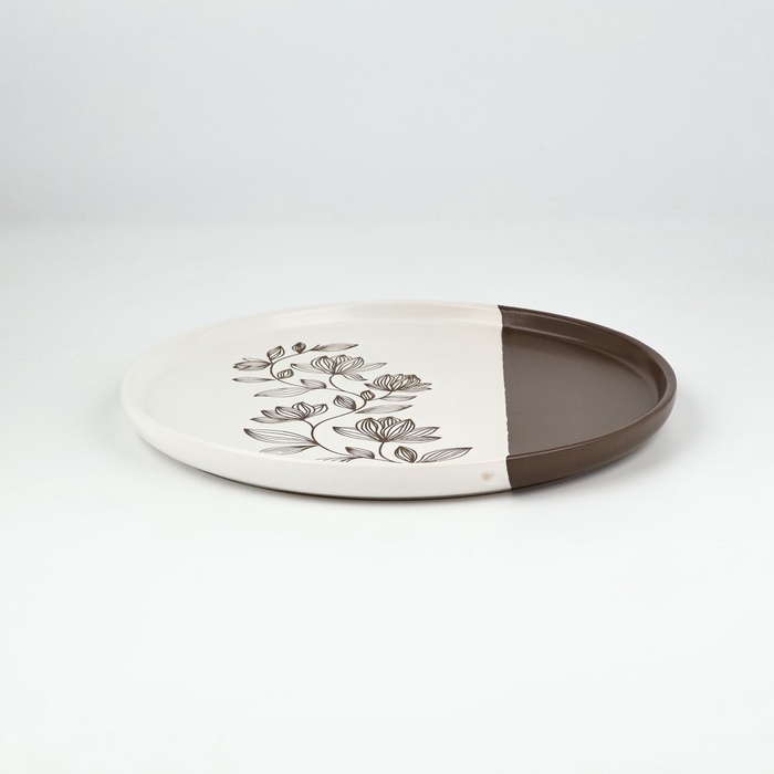 Тарелка кермическая &laquo;Цветочная поляна&raquo;, 21,7 см