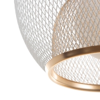 Светильник BayerLux "Маура" Е27 40Вт бело-золотой 40х40х32-132см Светильник BayerLux "Маура" Е27 40Вт бело-золотой 40х40х32-132см