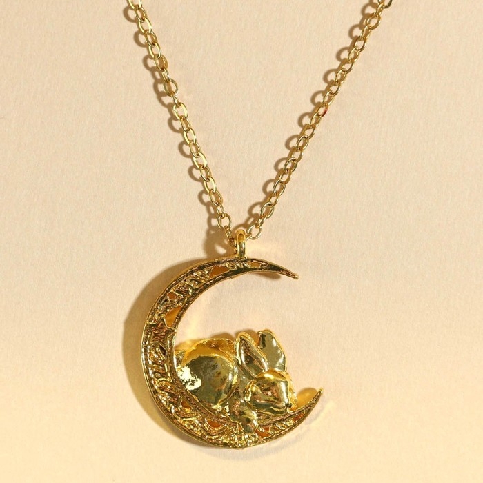 Кулон &laquo;Зайчик &raquo;, металл, длина цепочки 45 см