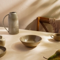 Салатник фарфоровый SL Home &laquo;Песчаный бриз&raquo;, 1 л, цвет бежевый