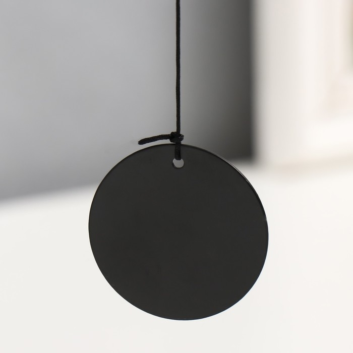 Музыка ветра металл "Дерево" 4 колокольчика чёрно-белый 50 см