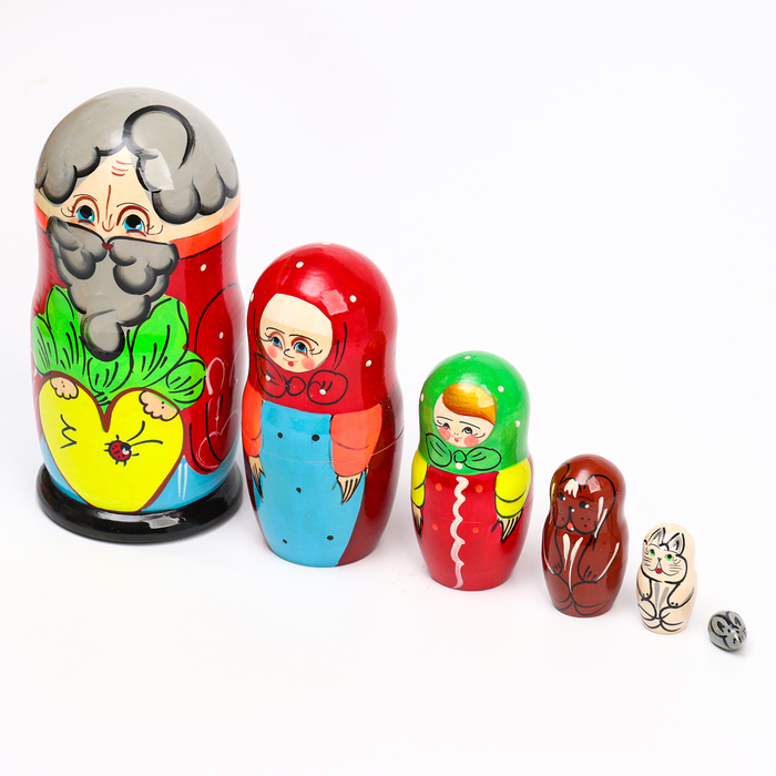 Матрёшка-сказка &laquo;Репка&raquo;, 5 в 1