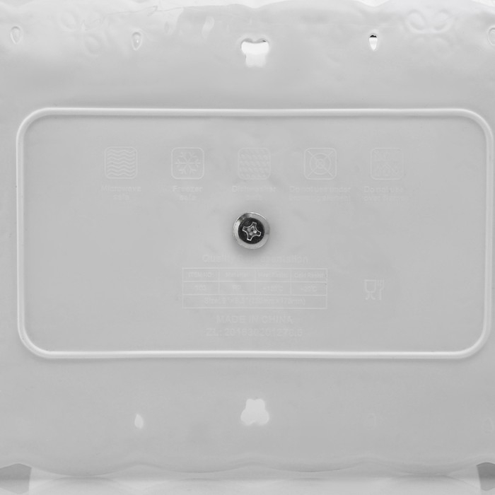 Блюдо 3 яруса Доляна &laquo;Вивьен&raquo;, 3 яруса, 15,5&times;11 см, 19,2&times;13,8 см, 22,7&times;16,4 см, цвет белый