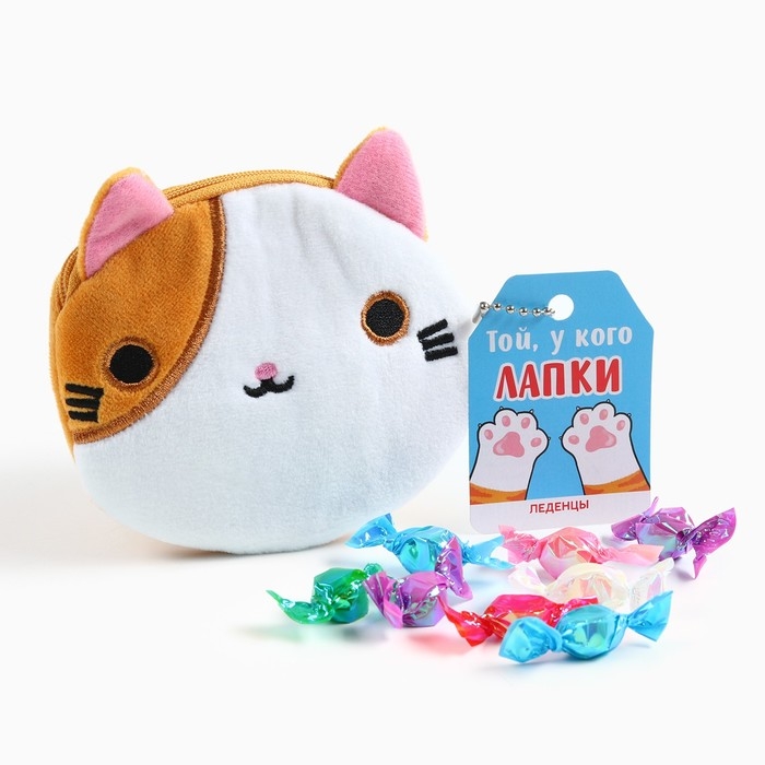 Леденцы «Той, у кого лапки» в кошельке, со вкусом персика, 40 г. Леденцы «Той, у кого лапки» в кошельке, со вкусом персика, 40 г.