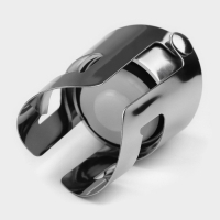 Пробка для бутылки раздвижная Magistro, 4&times;4&times;5,5 см, цвет серебристый