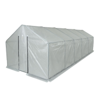 Теплица, 6,1 &times; 2,45 &times; 2,1 м, оцинкованный металл, профиль d = 25 мм, чехол из армированной плёнки 120 мкм