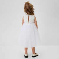 Платье для девочки MINAKU: PartyDress цвет белый, рост 98 Платье для девочки MINAKU: PartyDress цвет белый, рост 98