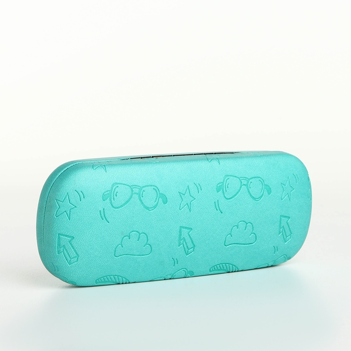 Футляр для очков на хлопушке &laquo;Выбражулька&raquo;, длина 16 см, цвет бирюзовый