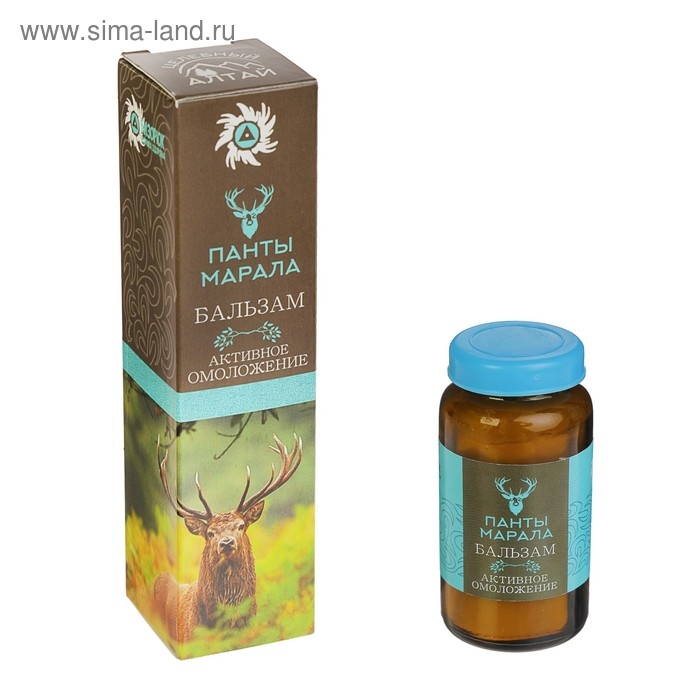 Бальзам &laquo;Панты марала&raquo;, Целебный Алтай, активное омоложение, 30 мл