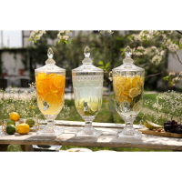 Диспенсер для напитков стеклянный Magistro &laquo;Кристалл&raquo;, 3 л, 17&times;50 см