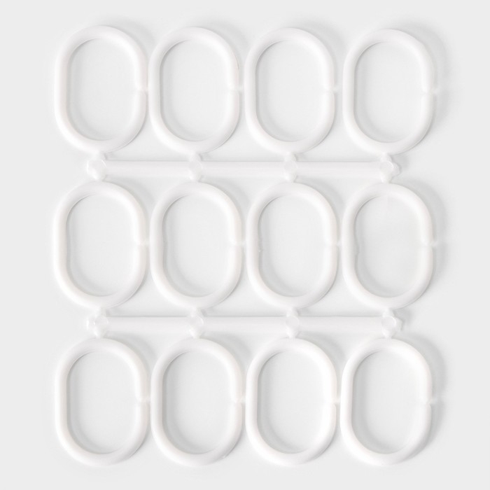 Штора для ванны Доляна &laquo;Перья&raquo;, с люверсами, 180&times;180 см, полиэстер