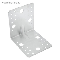 Уголок крепёжный ТУНДРА krep, усиленный, 105х105х90х2 мм, ГОЦ, в упаковке 1 шт.