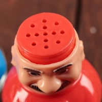 Набор для специй из стекла на подставке &laquo;Поварёнок&raquo;, 2 предмета: солонка, перечница, цвет МИКС