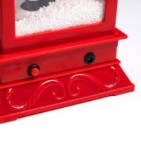 Светодиодная фигура «Фонарь с Дедом Морозом и снеговиком» 18 × 41 × 18 см, пластик, батарейки ААх3 (не в комплекте), USB, свечение белое Светодиодная фигура «Фонарь с Дедом Морозом и снеговиком» 18 × 41 × 18 см, пластик, батарейки ААх3 (не в комплекте), USB, свечение белое