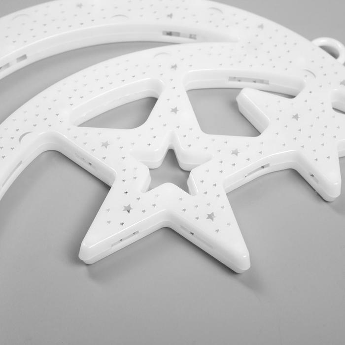 Светодиодная фигура &laquo;Месяц&raquo; 30 &times; 40 см, пластик, 220 В, свечение мульти (RG/RB)