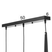 Светильник BayerLux Подвес BayerLuxной "Титан" 3хLED 9Вт 4000К черный 50х5,3х53-203см