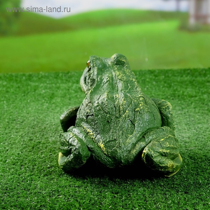 Садовая фигура из полистоуна &laquo;Лягушка&raquo;, 18&times;15&times;23 см