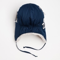 Шапка &laquo;Барни&raquo; для мальчика, цвет синий, размер 46