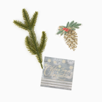 Набор подарочный Этель "С Новым годом" полотенце 30х60см и аксессуары (4 предм) Набор подарочный Этель "С Новым годом" полотенце 30х60см и аксессуары (4 предм)