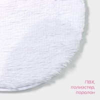 Коврик для дома Доляна &laquo;Пушистик&raquo;, 38&times;59 см, цвет белый