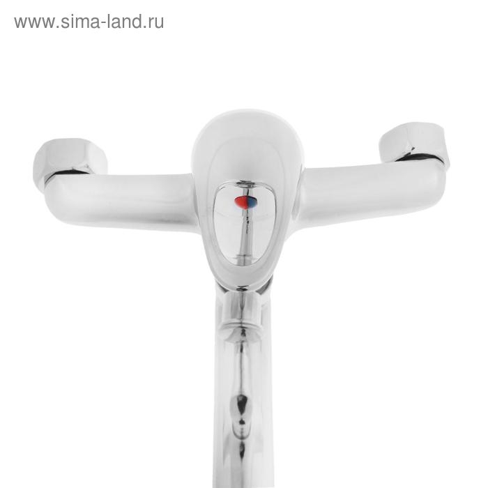 Смеситель для ванны ZEIN Z0151, картридж керамика 35 мм, с душевым набором, хром