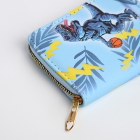 Кошелёк детский на молнии «Выбражулька», цвет голубой Кошелёк детский на молнии «Выбражулька», цвет голубой