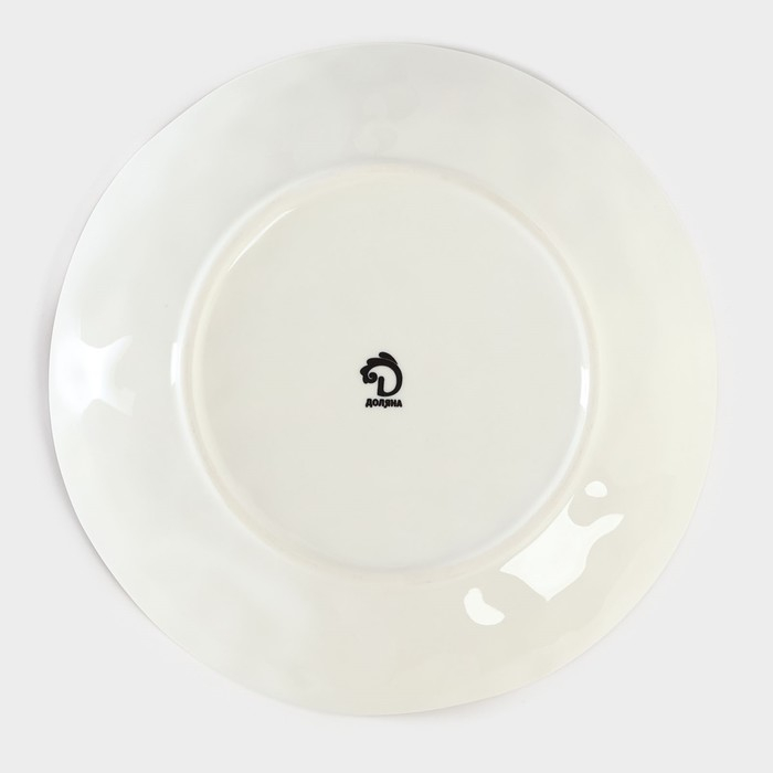 Тарелка глубокая фарфоровая Доляна «Космос», 550 мл, d=21,5 см, цвет белый Тарелка глубокая фарфоровая Доляна «Космос», 550 мл, d=21,5 см, цвет белый