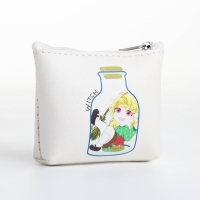 Кошелёк на молнии, цвет белый Кошелёк на молнии, цвет белый