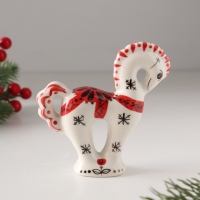 Статуэтка фарфоровая "Лошадь Классика", /авторская роспись О.Огородниковой/  10 см