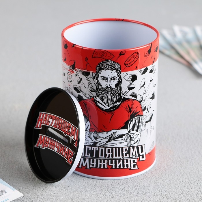 Копилка &laquo;Настоящему мужчине&raquo;, 8 х 12 см.