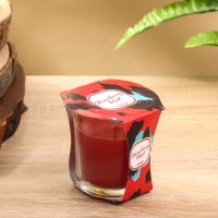 Свеча ароматическая "Candle" 100 гр, клубничный взрыв
