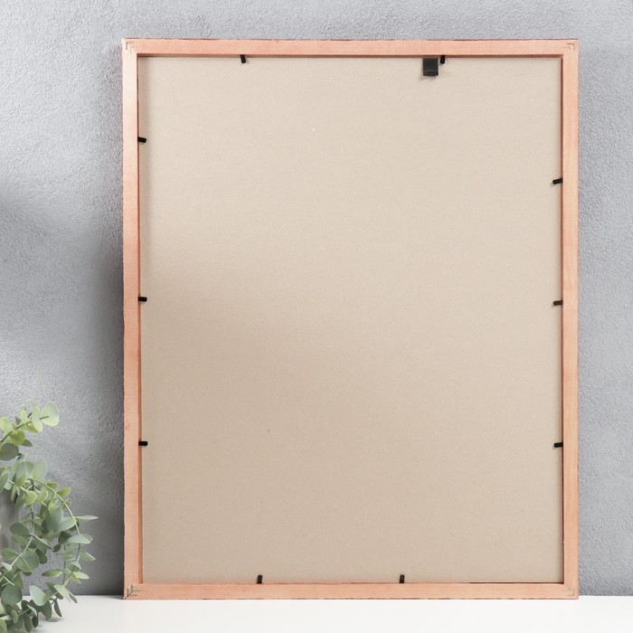 Фоторамка сосна с20 красный 40х50 см (пластиковый экран)