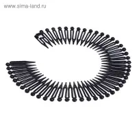 Гребень - ободок для волос &laquo;Классика&raquo;, чёрный