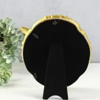 Фоторамка полистоун 13х18 см "Золотая бабочка" бирюза 23х18х2 см