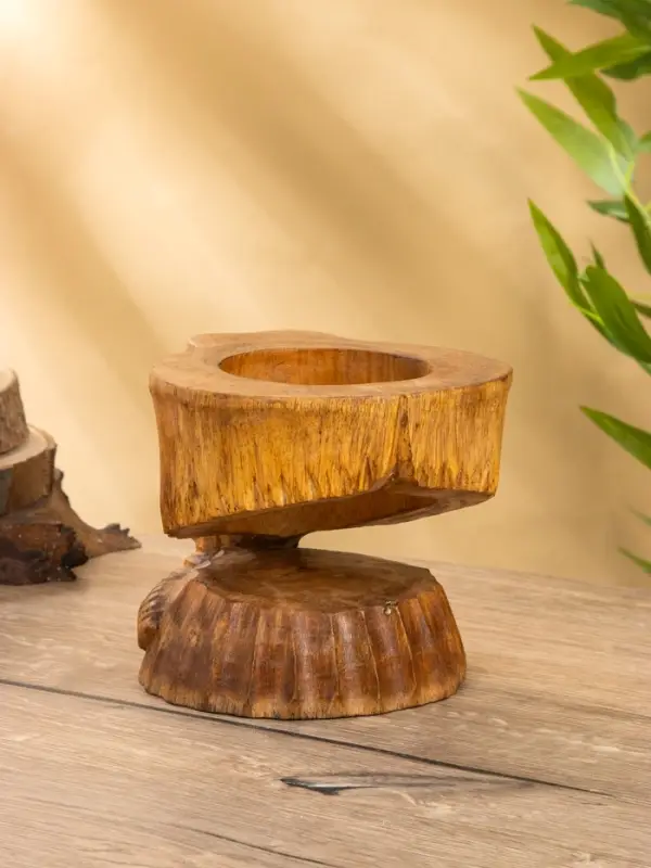 Подставка под бутылки &laquo;Голова слона&raquo;, 15&times;15&times;17 см, дерево Пиннис, коричневая