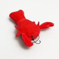 Игрушка для собак &laquo;Лобстер&raquo; со спрятанной пищалкой, 15-20 см, красный