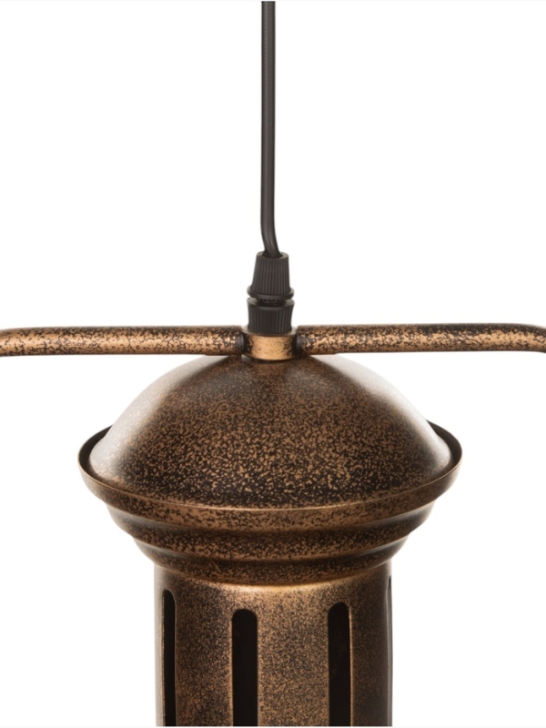 Светильник William 1х40Вт Е27 пр-1м золото/черный 40х40х35см