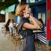 Платье женское MINAKU: Safari миди цвет графит ,р-р 42 Платье женское MINAKU: Safari миди цвет графит ,р-р 42