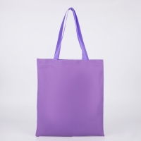 Шопер текстильный &laquo;Все, что не делается.&raquo; яичница, с карманом 35 х 0,5 х 40 см, цвет сиреневый