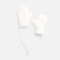 Подвеска на елку &laquo;Вьюшка&raquo;, варежки, белая