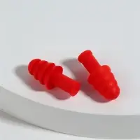 Беруши, 3&times;1.3 см, в футляре, фасовка 10 шт., силиконовые, МИКС