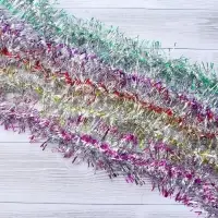 Мишура новогодняя &laquo;Зимнее волшебство. Фонарик&raquo;, d = 9 см, 200 см, МИКС