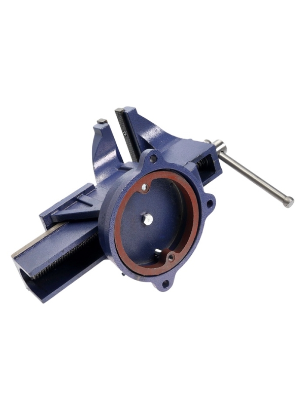 Тиски слесарные поворотные ТУНДРА, с наковальней, высокопрочный чугун ВЧ-40, 250 мм