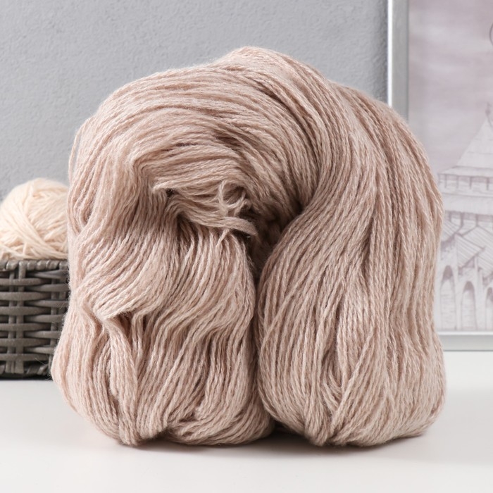 Пряжа Пряжа "Карачаевская" 100% акрил 820-850м/250-280гр (свет мрамор)