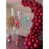 Панель с пайетками для фотозоны 30*30см золотая