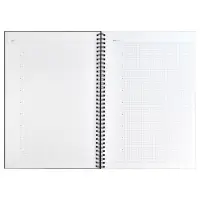 Ежедневник Notera Maxi, недатированный, черный