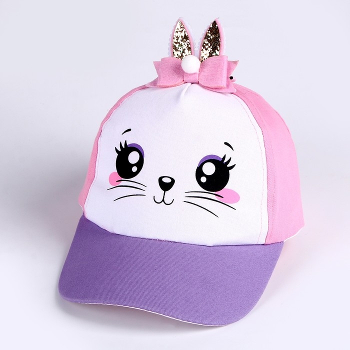 Детский набор &laquo;Зайка&raquo;, кепка р-р. 52-54 см, рюкзак 21х25 см